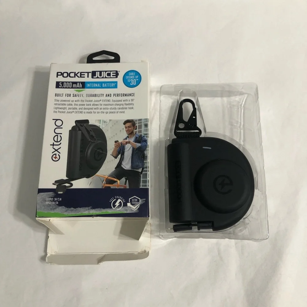 Extend Black Portable Charger
